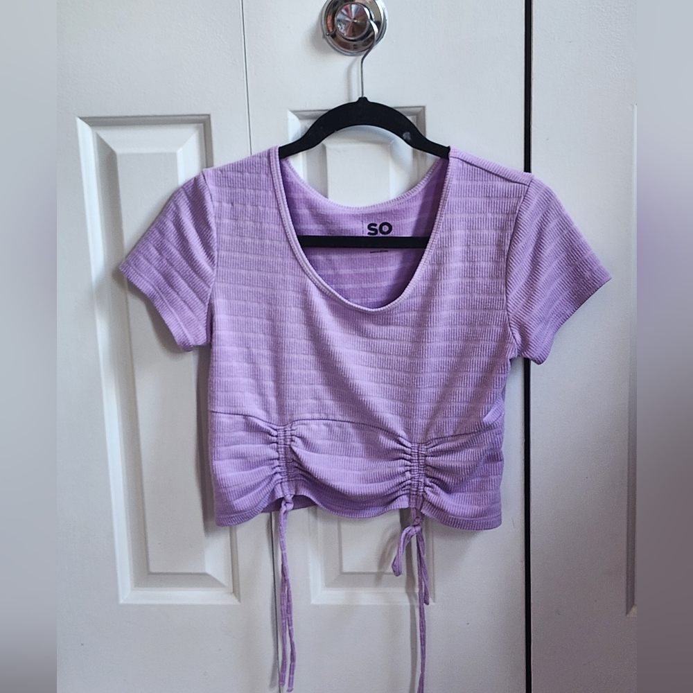 Lavender Crop Top